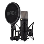 Großmembran Kondensatormikrofon NT1 5. Generation USB XLR 192 kHz mit Mikrofonspinne Popfilter und Kabel