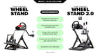 Wheel Stand 2.0 Lenkradständer für Gaming Lenkräder und Pedale klappbar mit montierbarem Gaming-Sitz