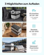12V Kompressor Kühlbox 40L Kühlbox Auto Kompressor mit App Steuerung 12V/240V -20 bis 20 °C