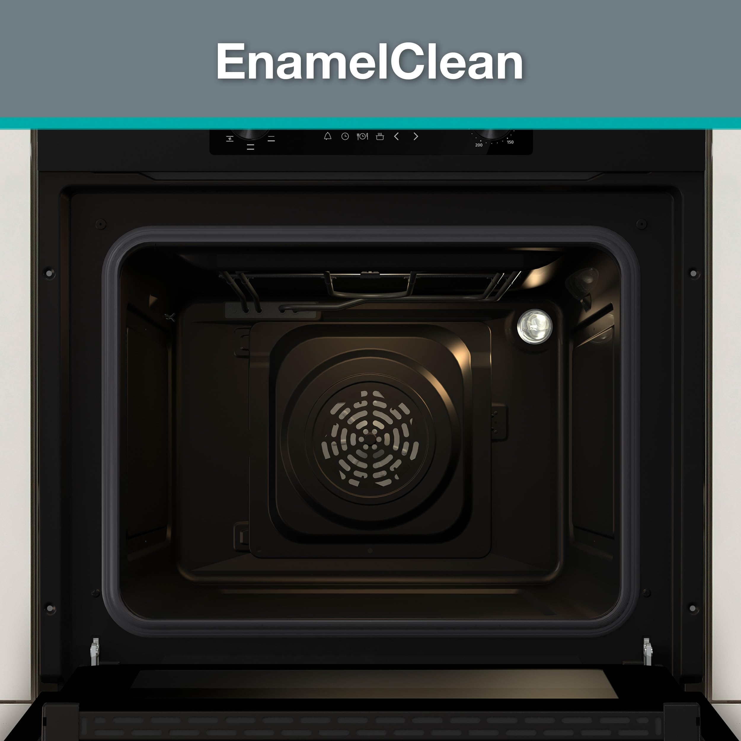 Einbaubackofen BOA6737AO1X 73 Liter Heißluft 250 °C 9 Funktionen Energieeffizienzklasse A EcoClean 2fach verglaste Tür