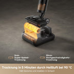 Nass- und Trockensauger H12 Pro FlexReach 18000 Pa 50 Min Laufzeit 27 V 780 ml 180° flaches Design 90 °C Selbstreinigung beidseitige Kantenreinigung