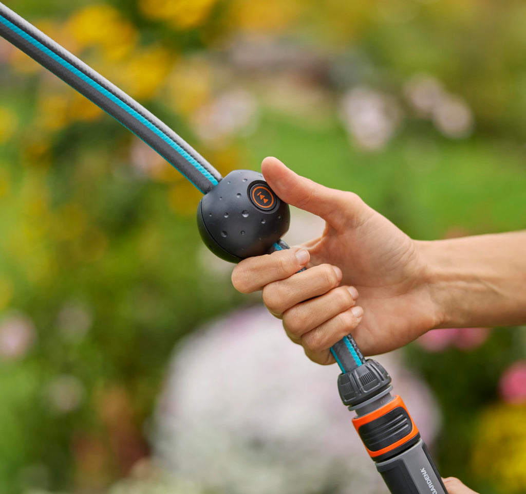 Akku Wand Schlauchbox 35 m Gartenschlauch Automatischer Schlauchaufroller 18V mit Schlauchführung RollControl Wandmontage 180° schwenkbar