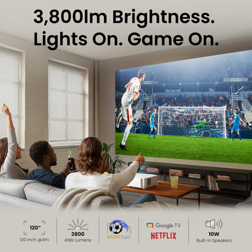 1080p Heimkino Beamer TH575i 3800 ANSI-Lumen Google TV Dongle 1,1-facher optischer Zoom vertikale Trapezkorrektur