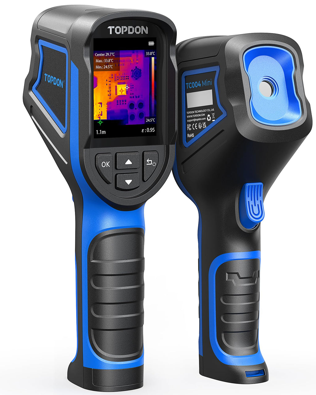 Wärmebildkamera TC004 Mini-A 240x240 TISR IR Auflösung 25Hz Infrarot Kamera mit Fotoaufnahme und Temperaturmessung