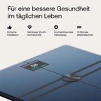 Körperanalysewaage Body Comp WBS12 Multifrequenz BIA WLAN Bluetooth 50 g Messgenauigkeit 10 Messwerte 180 kg