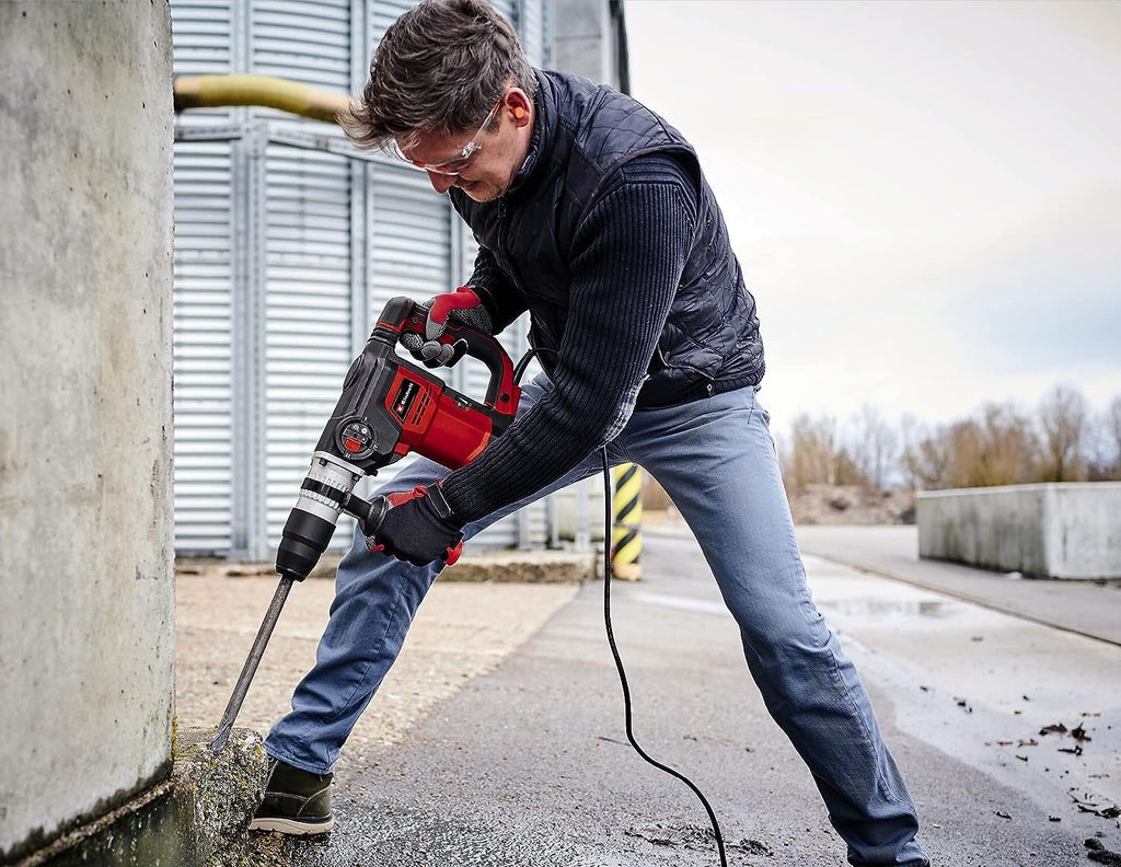 Bohrhammer TE-RH 40 3F 1050 W 10 J SDS-Max 40 mm Beton 3 Funktionen mit Flachmeißel Spitzmeißel