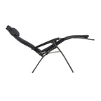 Lafuma MOBILIER Relaxliege RSX Clip AirComfort Zero Gravity Klappbar Schwarz 163 x 67 x 115 cm