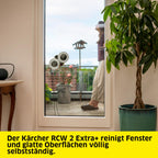 Fensterputzroboter RCW 2 Extra+ automatische Fensterreinigung 5 Reinigungsmodi 70 ml Tank 5 m Kabel 6 Paar Wischbezüge