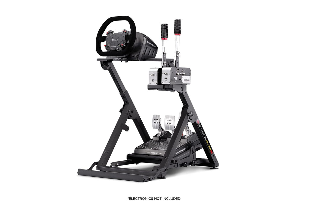 Wheel Stand 2.0 Lenkradständer für Gaming Lenkräder und Pedale klappbar mit montierbarem Gaming-Sitz