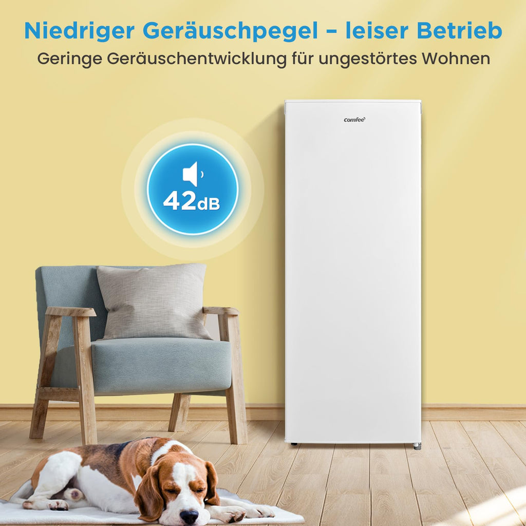 Gefrierschrank RCU160WH2(E) 160 Liter 4-Sterne-Gefrieren bis -24 °C 4 Fächer wechselbarer Türanschlag