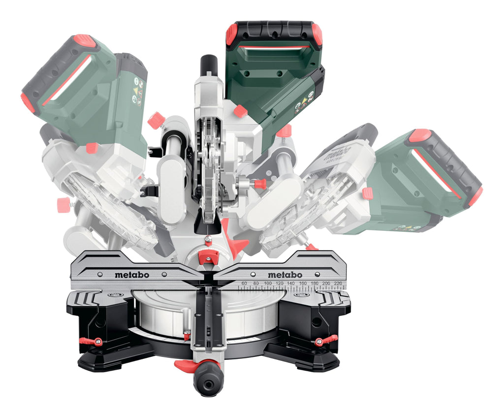 Kappsäge KGSV 216 MC mit Zugfunktion 1200 W 216 mm Sägeblatt variable Drehzahl beidseitig neigbar PCL-Schattenlinie