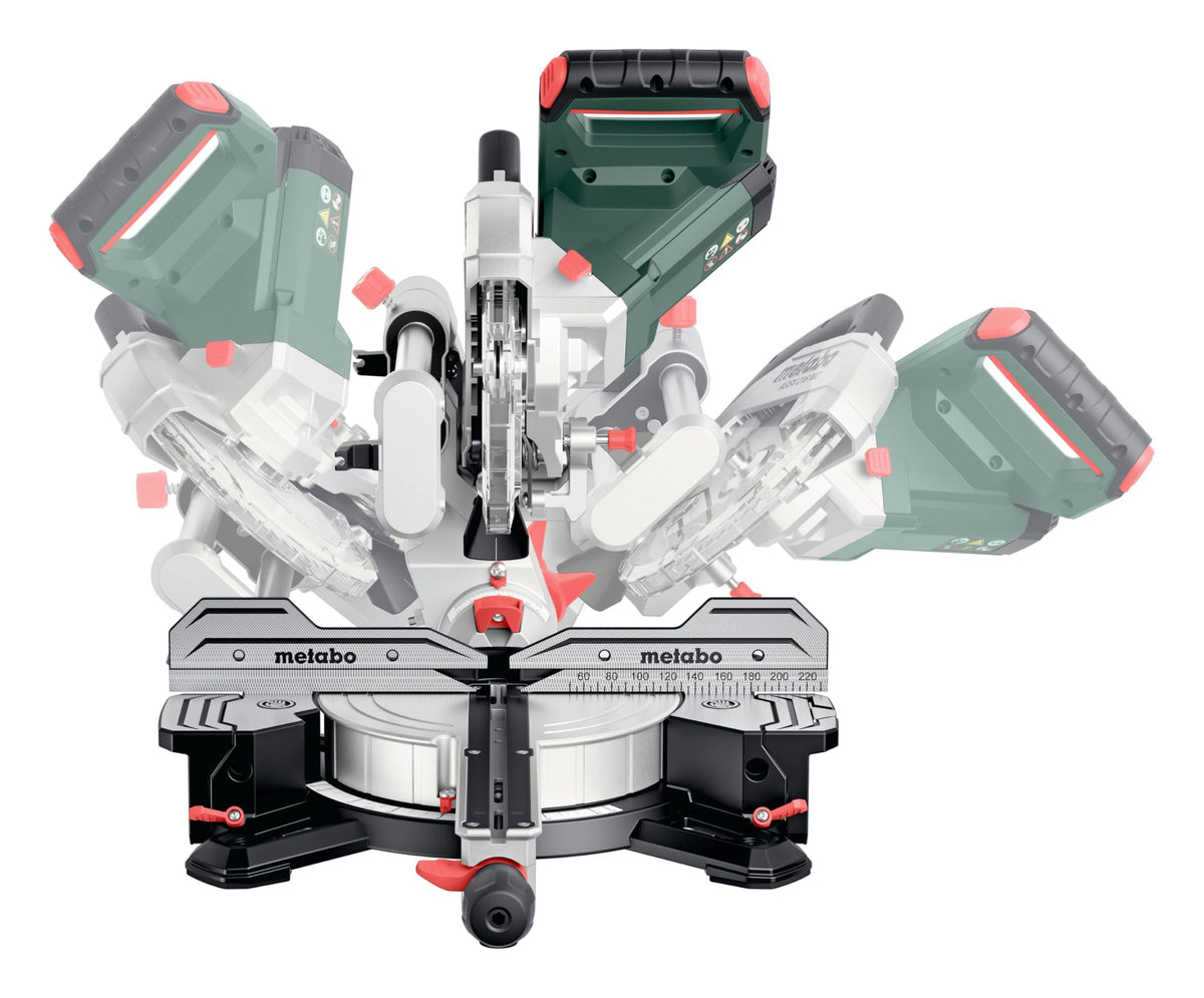 Kappsäge KGSV 216 MC mit Zugfunktion 1200 W 216 mm Sägeblatt variable Drehzahl beidseitig neigbar PCL-Schattenlinie