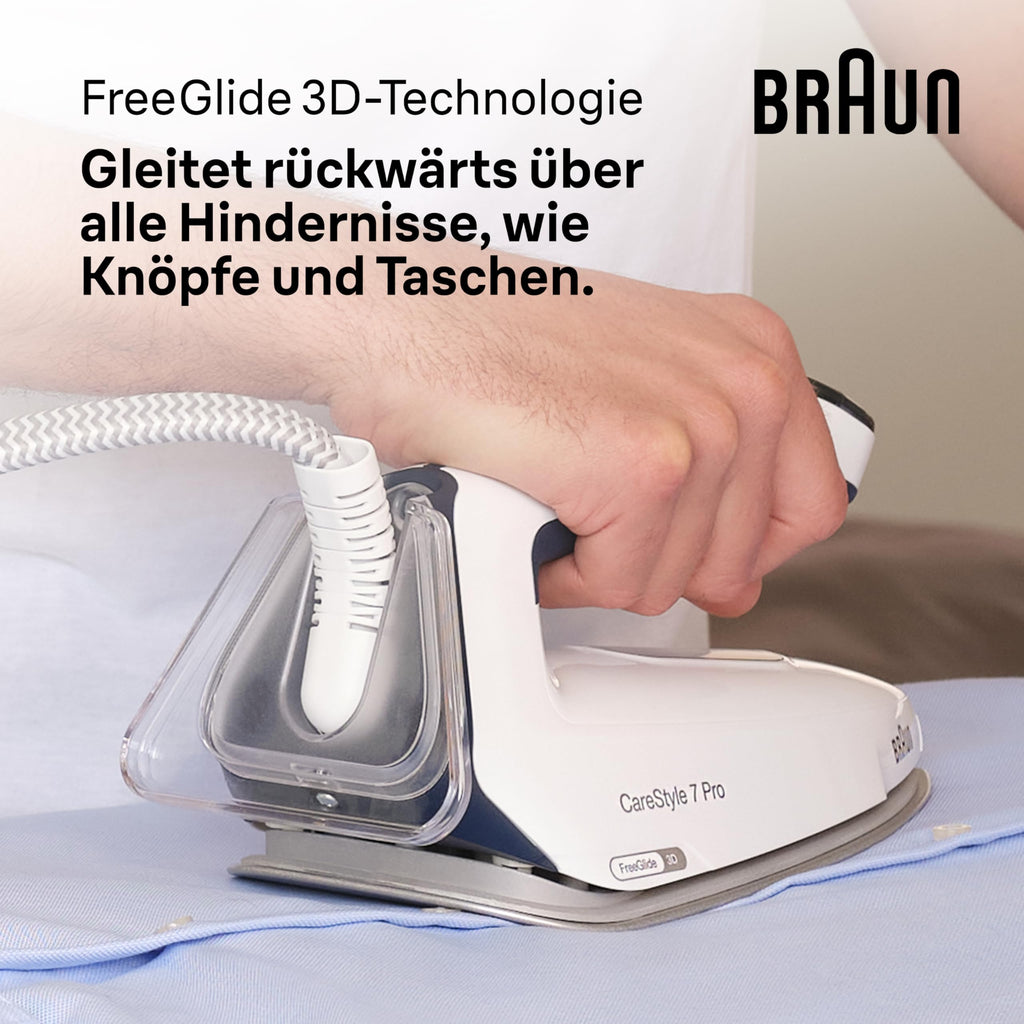 Dampfbügelstation CareStyle 7 Pro IS7282BL 2700 Watt 2 l Wassertank 600 g/min Dampfstoß FreeGlide 3D Bügelsohle