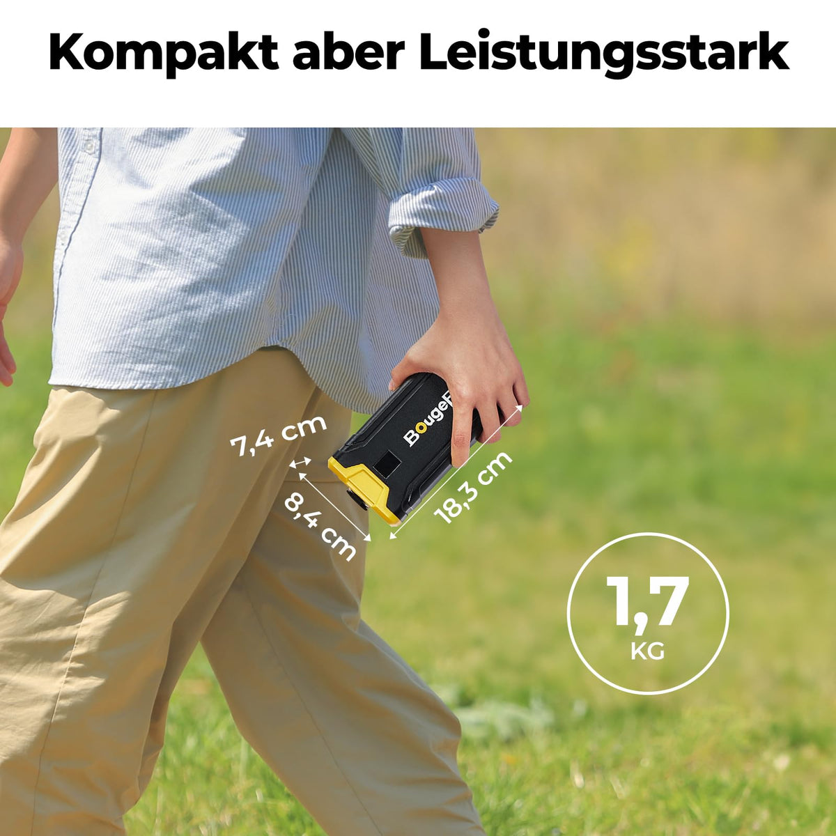 Tragbare Powerstation 266 Wh für 12V Kühlboxen 100W USB-C Schnellladung 100W Solarladung mit DC USB-A LED