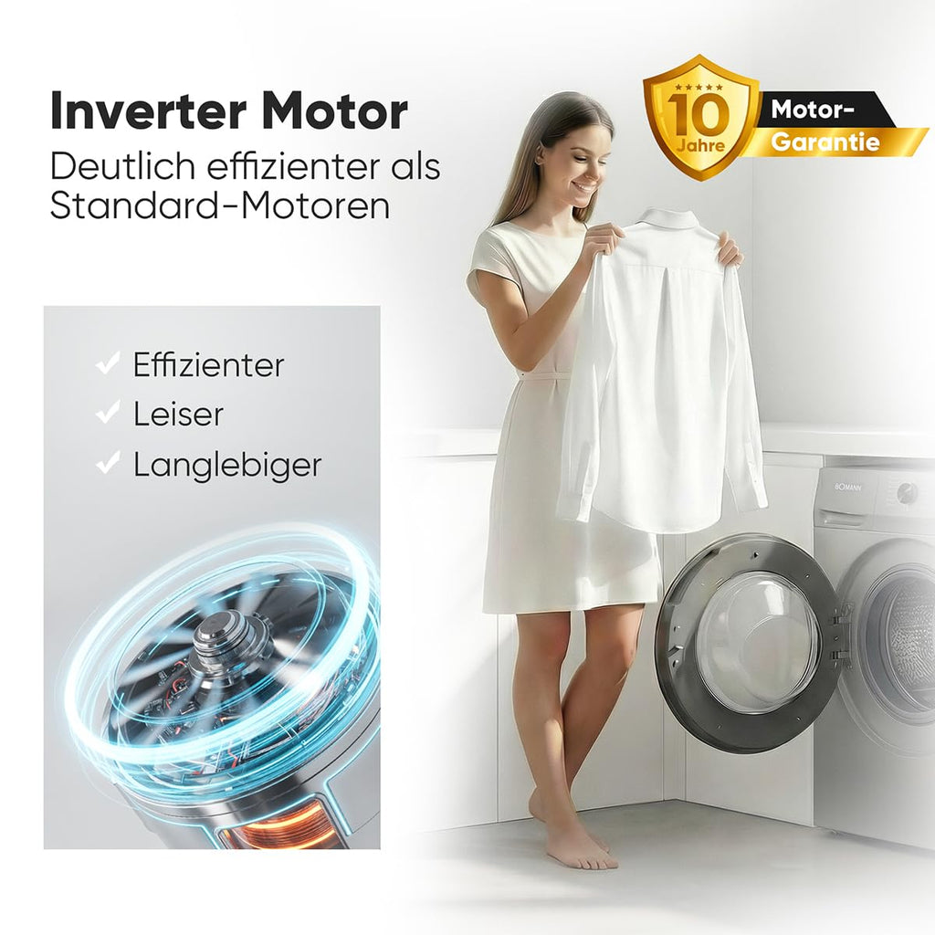Waschmaschine WA 7175.1 7 kg Invertermotor 1400 U/min 15 Programme Energieeffizienzklasse A LED-Display
