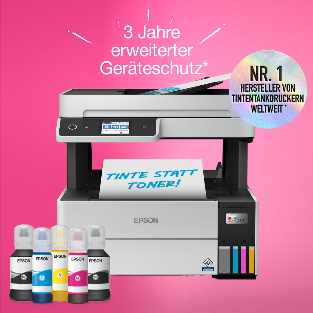 Tintentank-Multifunktionsdrucker EcoTank ET-5150 A4 WLAN Ethernet Duplexdruck 4800 x 1200 dpi 250 Blatt 35 Blatt Dokumenteneinzug