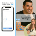 OM-OS-01 Schallwellen-Massagegerät 7000 U/min kabellos zur Schmerzlinderung und Muskelentspannung