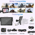 Motorrad CarPlay Display W502T Pro 5 Zoll Wireless Apple CarPlay Android Auto TPMS Dual Bluetooth GPS wasserdicht
