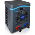 Pool Wärmepumpe Mini HPM20 Heizsystem für Aufstellpools bis 20 m³ 230V kompakte Poolheizung für Holz und Stahlrahmen Pools Grau