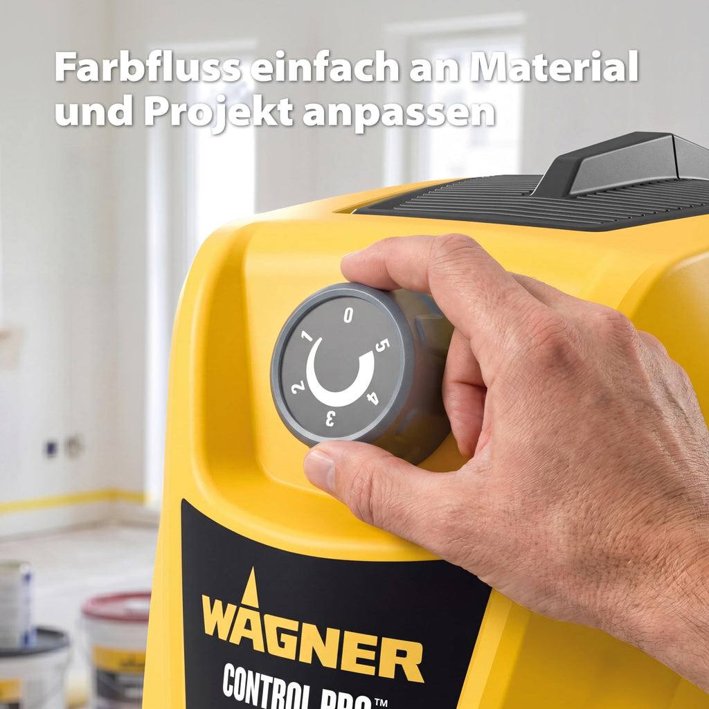 Airless Farbsprühsystem Control Pro 250 M 110 Bar mit 9 m Schlauch und Airlesspistole für Wandfarben Lacke und Lasuren