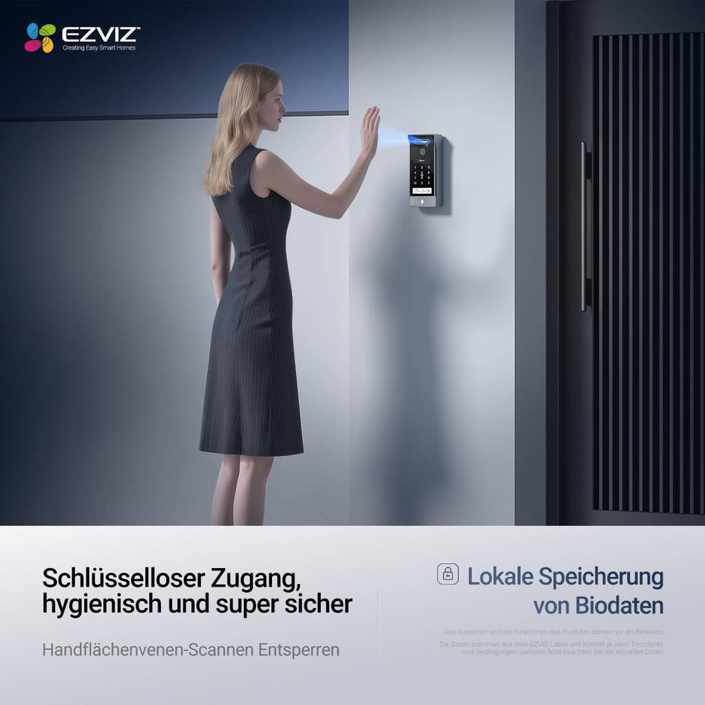 Video-Türsprechanlage HP7 Pro 4K 8 Zoll Touchscreen 2-Draht-System Dual-Band-WLAN RFID-Zugang