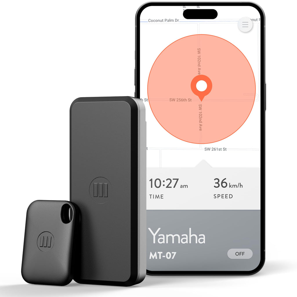 GPS Tracker Monimoto 9 für Motorräder mit Alarm und GPS-Ortung IP68 900 mAh Akku LTE-M eSIM bis zu 12 Monate