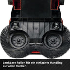 Akku-Kehrmaschine TE-SW 18/610 Li-Solo 18 V mit 61 cm Kehrbreite 20 l Schmutzbehälter verstellbarem Lenker und abnehmbarer Lippe