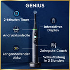 Elektrische Zahnbürste iO Series 9 7 Putzmodi runder Bürstenkopf App Andruckkontrolle 3 Aufsteckbürsten Lade-Reise-Etui