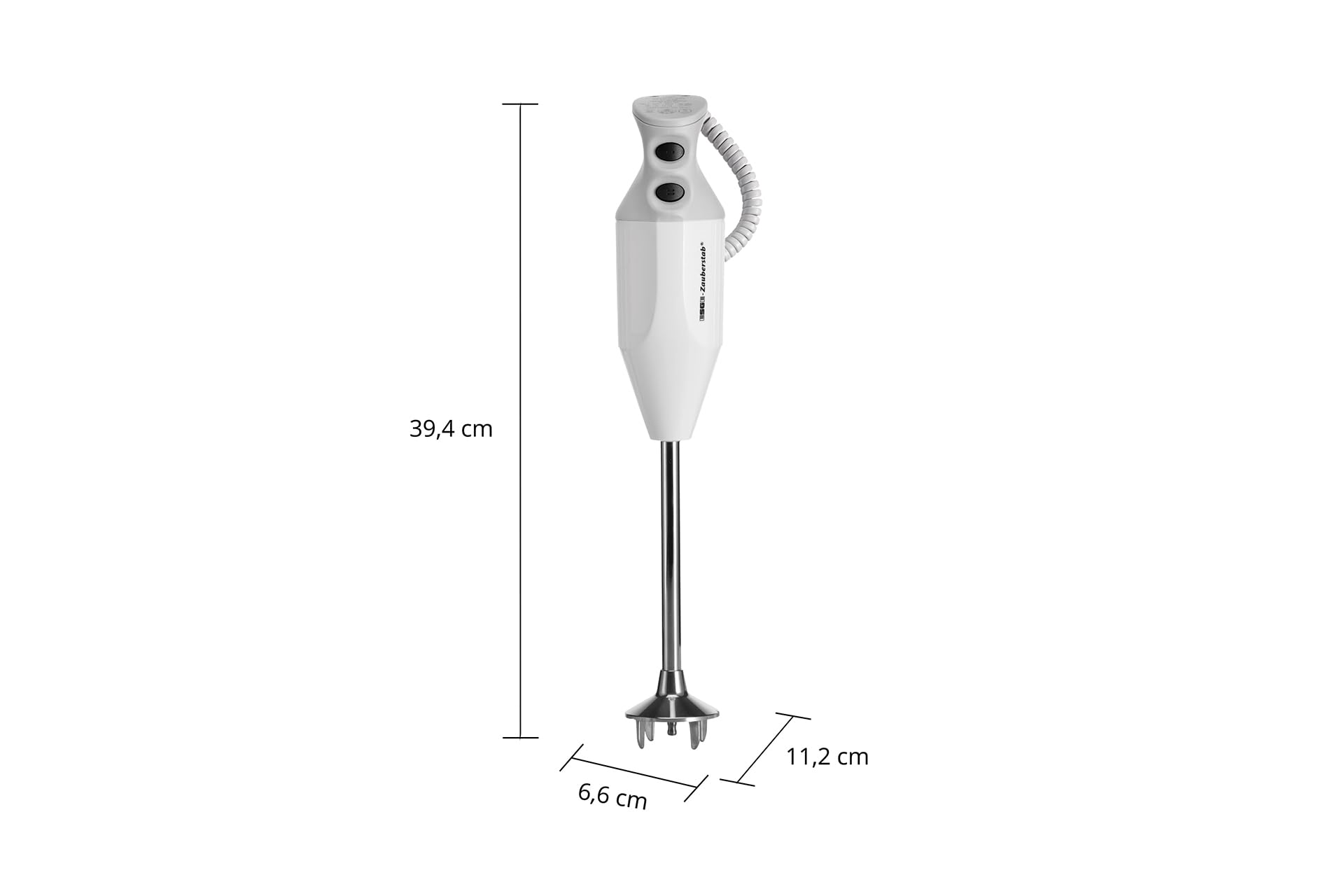 Zauberstab P200 Profi 90860 Stabmixer 200W 2 Stufen 12000-17000 U/min für bis zu 30L