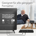 TV-Soundbar Oskar SV-100 GY mit Sprachverstärkung 16 Stunden Akkulaufzeit und optischem Anschluss