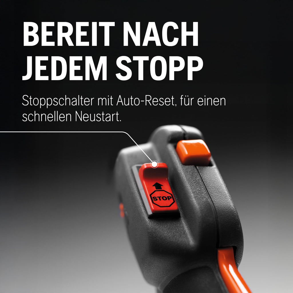 Benzin-Rasentrimmer 122R 21,7 cm³ 2-Takt mit 43 cm Schnittbreite Tap 'n Go Trimmerkopf