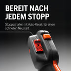 Benzin-Rasentrimmer 122R 21,7 cm³ 2-Takt mit 43 cm Schnittbreite Tap 'n Go Trimmerkopf