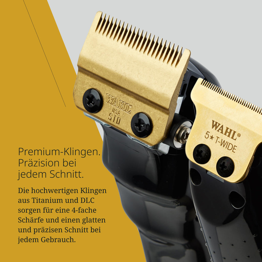 Kabelloses Haarschneider Set Magic Clip Detailer Li Titan DLC Klingen 100 Minuten 6 Aufsätze