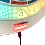 Elektronische Smart-Dartscheibe GranBoard 132 mit Bluetooth 4.0 13,2 Zoll Turniergröße und 2-Loch Double- und Triplefeldern