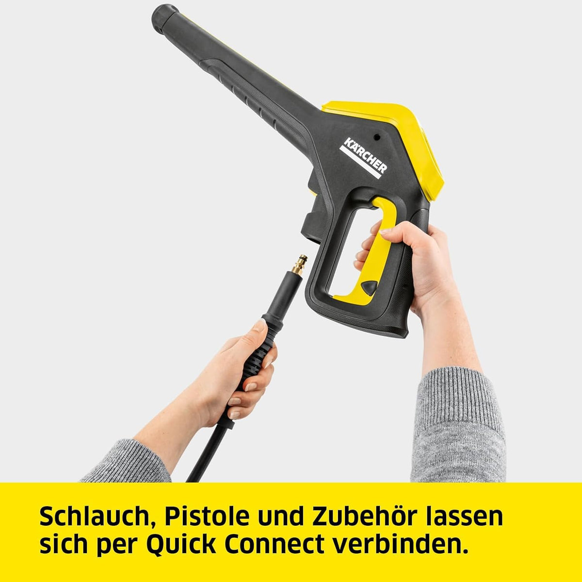 Hochdruckreiniger K 4 Power Control 130 bar 420 l/h 8 m Schlauch App-Unterstützung Plug 'n' Clean Dreckfräser