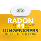 Radon und Luftqualitätsmessgerät View Plus 2960 mit PM2.5 CO2 VOC Feuchtigkeit und Luftdruck