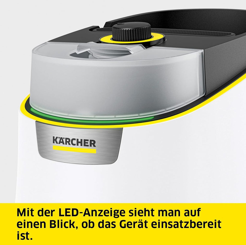 Dampfreiniger SC 4 Deluxe 4 bar 3 Min Aufheizzeit 1,8 l Tank 2200 W EasyFix Bodenreinigungsset mit Düsen