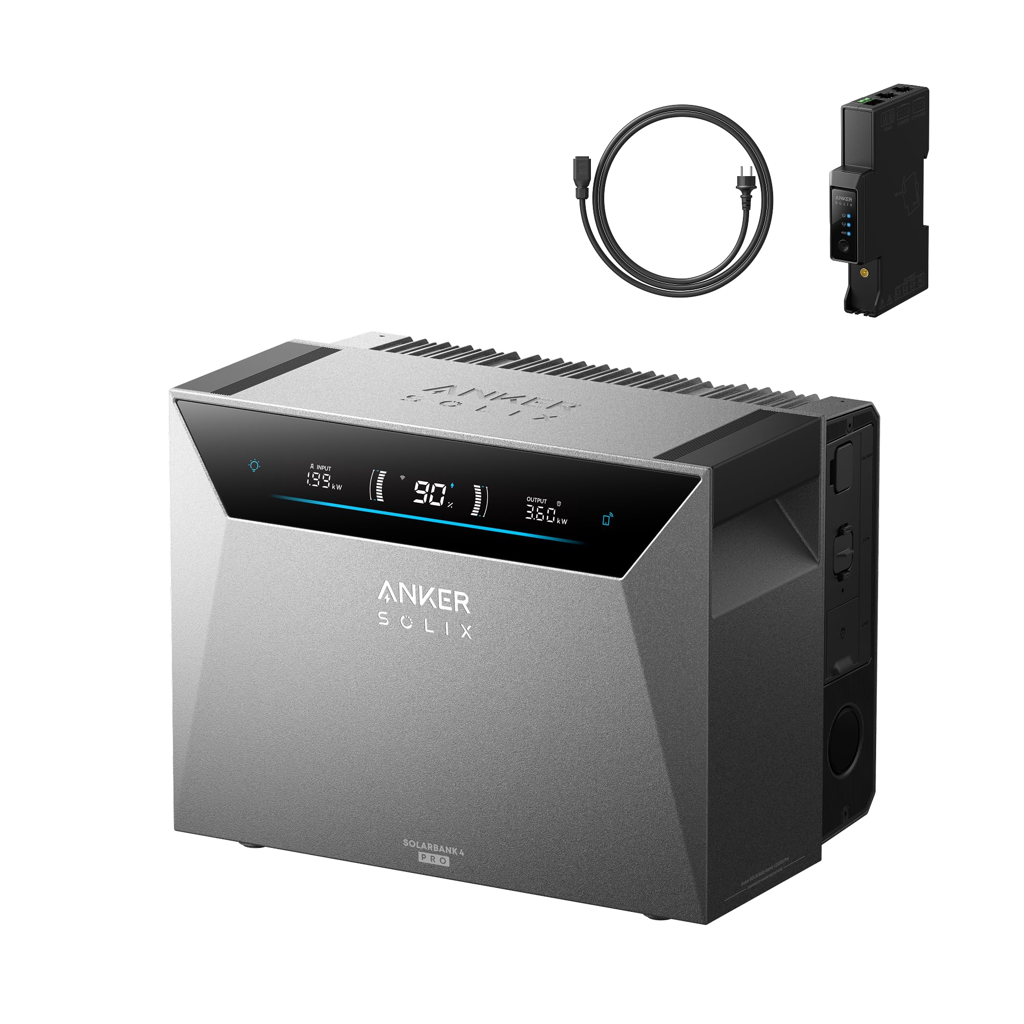 Solarstromspeicher Solarbank 4 Pro für Balkonkraftwerk 5000W Solareingang 5kWh 4 MPPT 2500W mit Smart Meter Gen 2