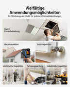 Wärmebildkamera TC004 Mini-A 240x240 TISR IR Auflösung 25Hz Infrarot Kamera mit Fotoaufnahme und Temperaturmessung