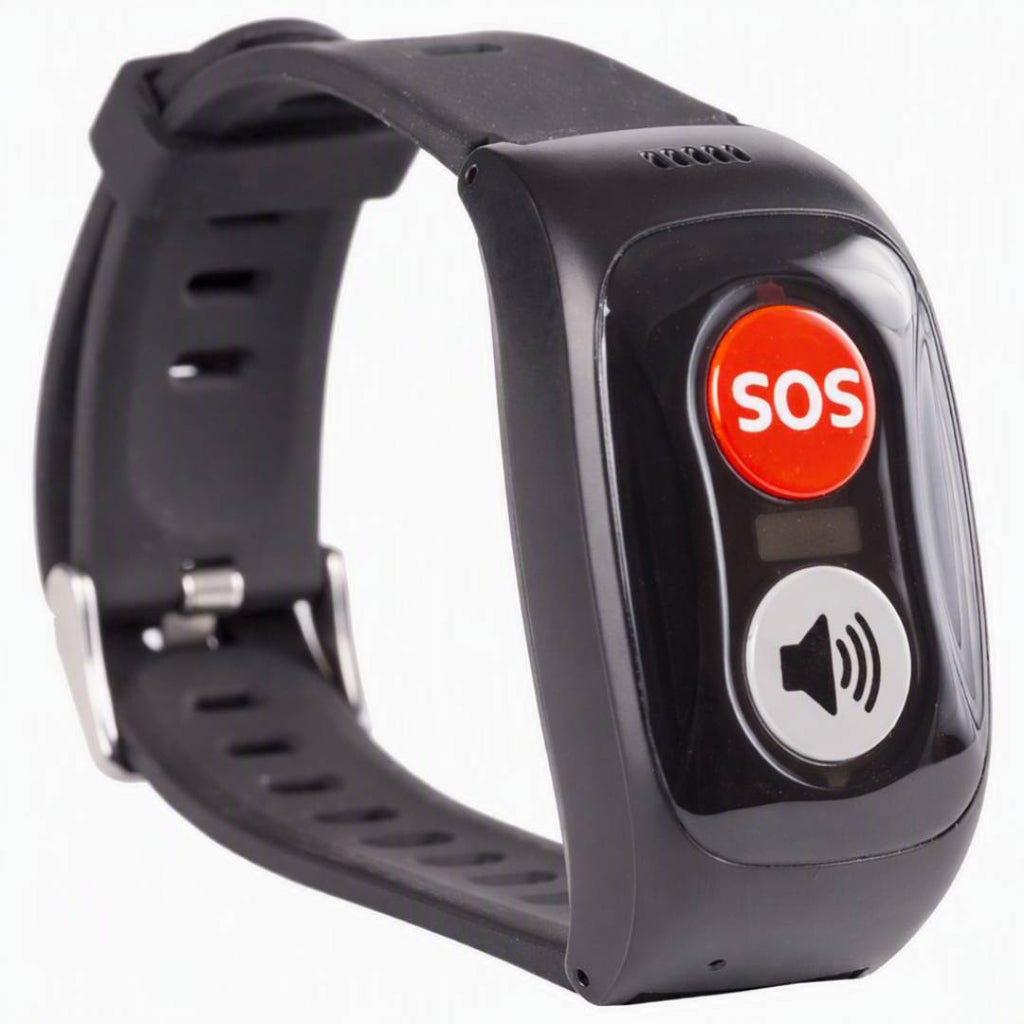 Carino 4G GPS Notrufarmband für Senioren mit Ortung Telefonfunktion SOS-Taste Nano SIM 7 Tage Akkulaufzeit IPX6 wasserdicht ohne Abo