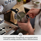 Espressomaschine Barista Express Impress SES876BSS4EEU1 25 Mahlgradeinstellungen Kegelmahlwerk Milchaufschäumer 1850 W