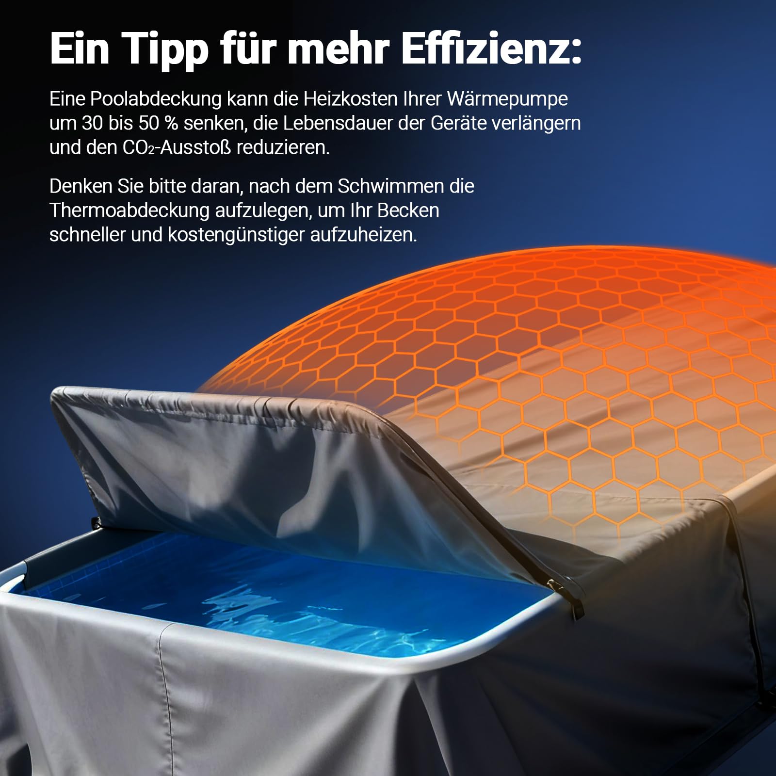 Pool Wärmepumpe H5 5 kW für Pools bis 20 m³ COP 5,51 Heizen Kühlen WLAN Steuerung Titan-Wärmetauscher