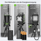 4D Kreuzlinienlaser S04CG-C 16 Linien 4x360° selbstnivellierend grüner Laser LCD Bluetooth Fernbedienung