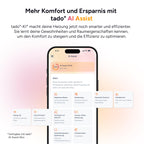 Smartes Heizkörperthermostat X Trio Pack mit App-Steuerung Thread Matter und Touchscreen 3er Set