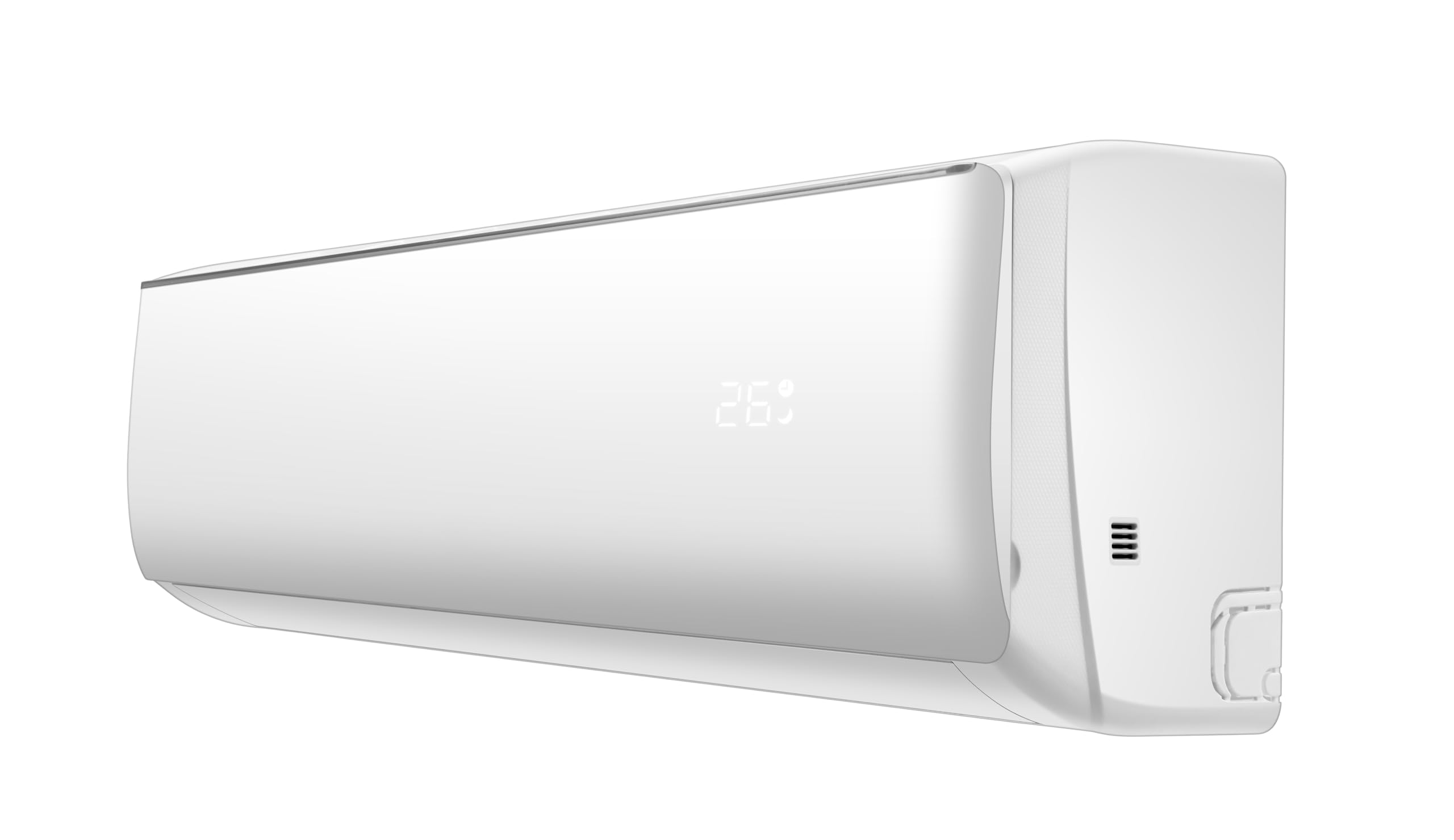 Split Klimaanlage Elegant 9000 BTU 2.6 KW Inverter Kühlen Heizen WiFi R-32 Entfeuchtung Schlafmodus A++