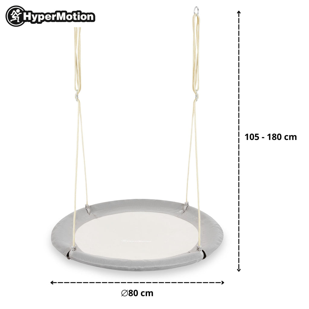 Doppelschaukel ZEST SWING HYP2014 mit Stahlgestell bis 180 kg mit Schaukel Storchennest und Hängematte