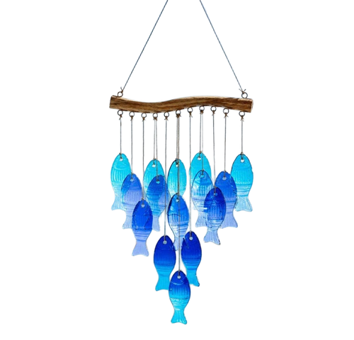 Glas‑Windspiel