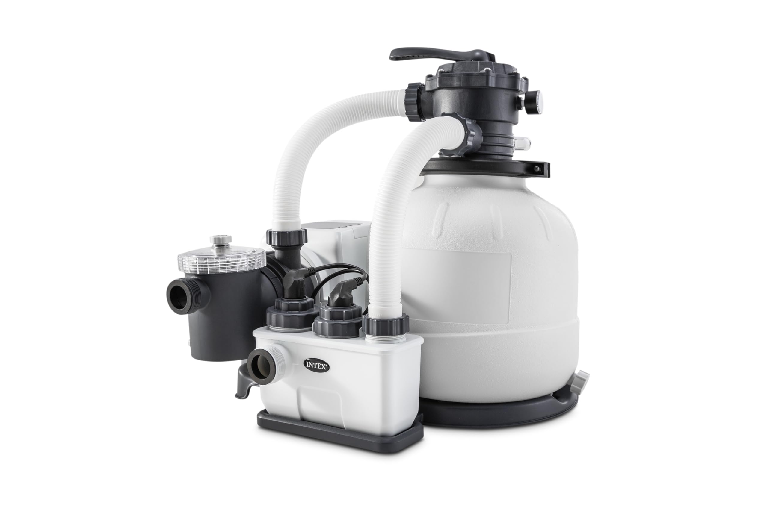 Sandfilteranlage QX2100 mit Salzwassersystem Zeitschaltuhr 7900 l/h für Pools bis 32200 l 230 V Modell 26676