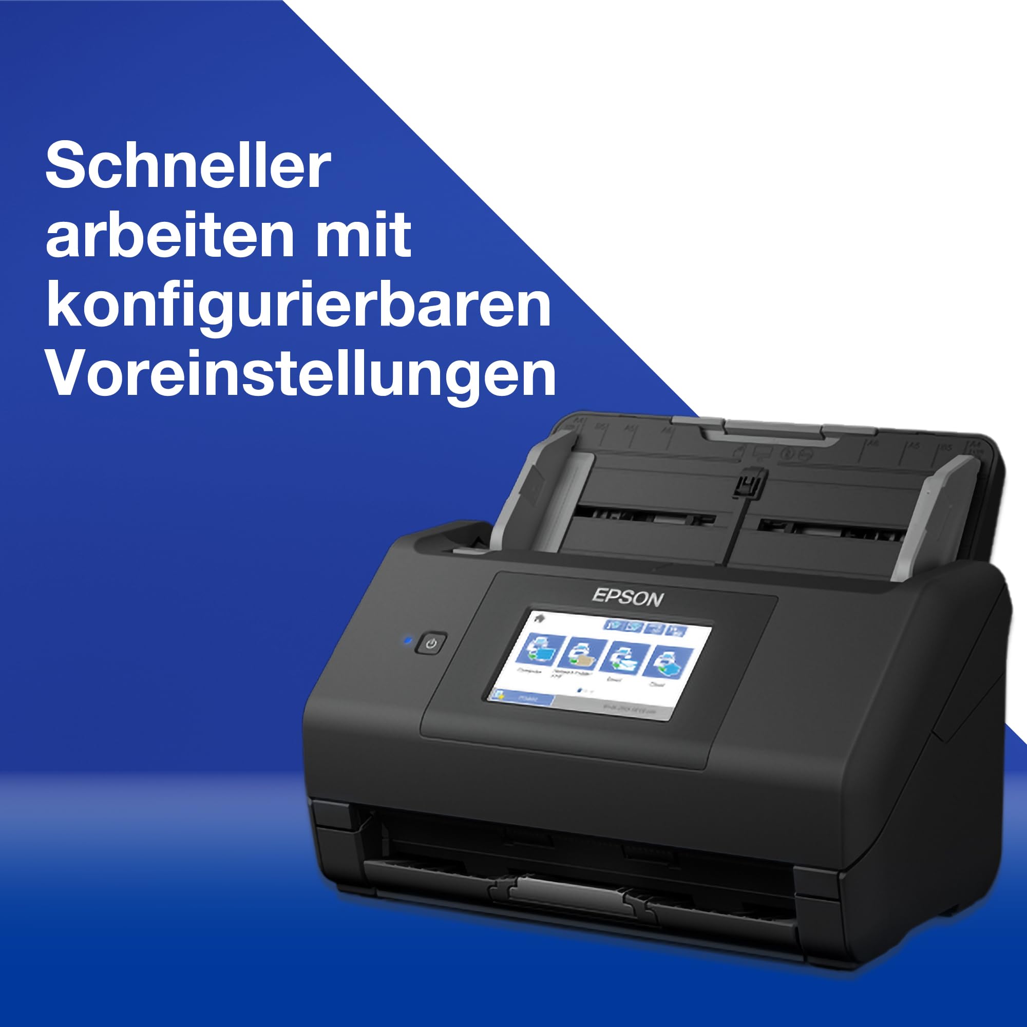 Dokumentenscanner ES-580W A4 Duplex WLAN USB 3.0 35 Seiten 70 Bilder pro Minute 100 Blatt Dokumenteneinzug