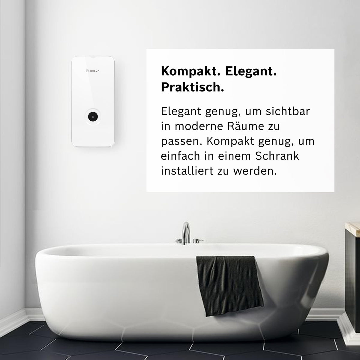 Durchlauferhitzer Tronic Line 15 18 21 kW LED-Display druckfest internetfähig solarfähig Energieklasse A